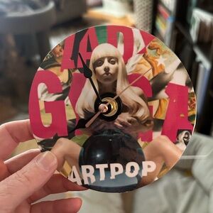 Lady Gaga ArtPop CD clock